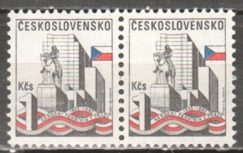 2543 pár - vodorovně ** - 1982
